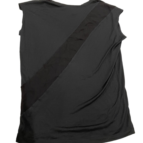 CO-OP Barneys New York Women's V-Neck 100% Silk Black Tank Top, Size Small, EUC - Picture 5 of 6